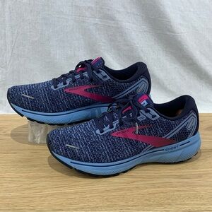 Brooks Ghost 14 Blue Pink Running Shoes Women’s Size 10 B